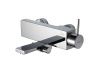 Смеситель для ванны Bravat Arc F66061C-01A-ENG настенный хром