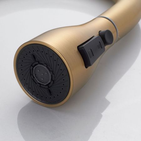 Смеситель для кухни Shevanik S363G на мойку золото