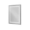 Зеркало с подсветкой BelBagno Kraft SPC-KRAFT-600-800-SENS-NERO 60х80 подвесное