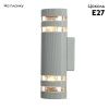 Уличный настенный светильник Arte Lamp Metro (Метро) A8162AL-2GY