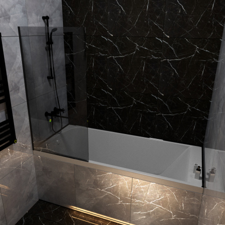 Бордюр для ванны и душевого поддона Altasan KDP KDP195black