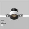 Светильник встраиваемый Maytoni Technical Round DL058-7W3K-TRS-B