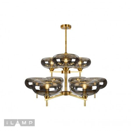 Люстра подвесная iLamp Rivoli (Риволи) 6607/9 GD