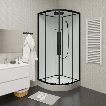 Душевая кабина Parly AMI AMI 90х90 четверть круга с крышей ориентация универсальная