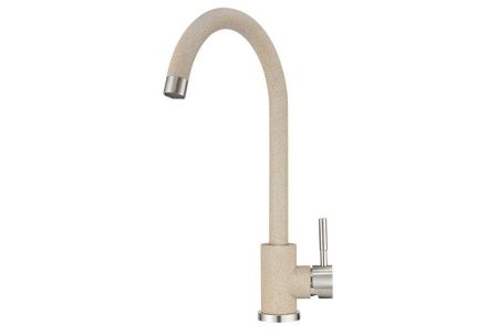 Смеситель для кухни Granula Standart ST-4031, ПИРИТ на мойку бежевый