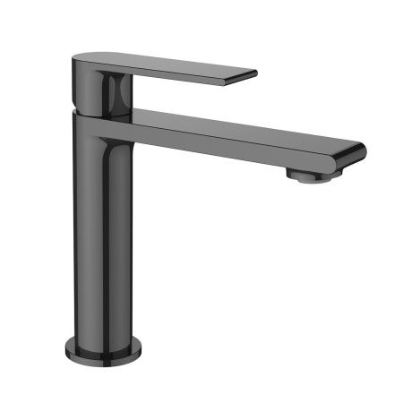 Смеситель Vincea Vogue VBF-1V1GM на раковину вороненая сталь