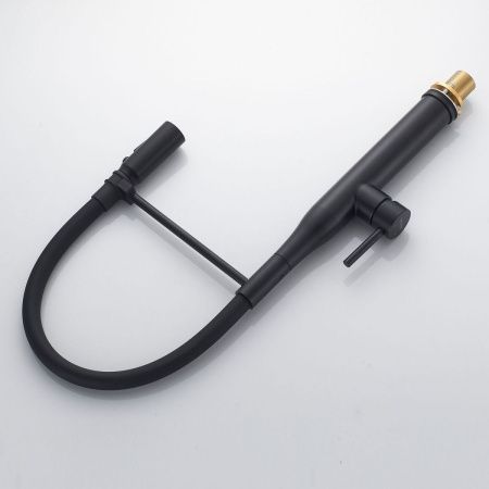 Смеситель для кухни Shevanik S123H-3 на мойку черный