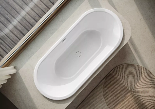 Ванна стальная Kaldewei Centro Duo Oval 128 282800010001 180х80 отдельностоящая овальная без ножек - фото 5