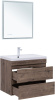 Тумба под раковину Aquanet Нота NEW 00334192 74х47х61 подвесная цвет темное дерево