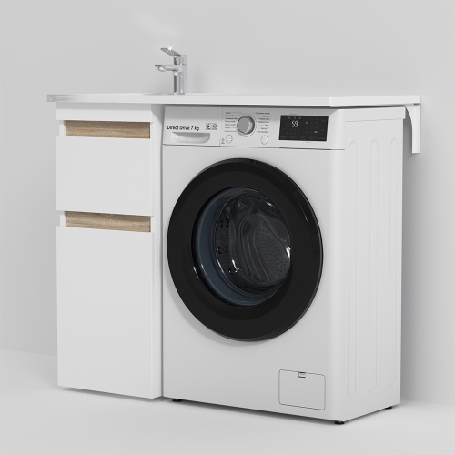 Раковина Am.Pm X-Joy 100 см M85AWPL1001WG встраиваемая цвет белый - фото 4