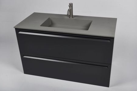 Тумба с раковиной Inda Piccadilly INDA Piccadilly 100RC Cemento 100х50 подвесная