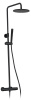 Душевая стойка AltroBagno Metropoli AltroBagnoMetropoli030422NeOp настенная цвет черный матовый