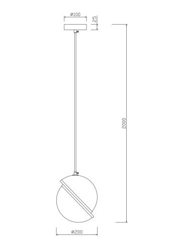 Светильник подвесной Freya Element Modern FR5181PL-01CH - фото 5