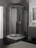 Душевой уголок Teymi Helmi T00603 90х90 стекло прозрачное профиль хром с поддоном