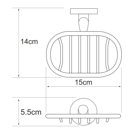 Мыльница WasserKRAFT 6269 Мыльница WasserKRAFT 6269