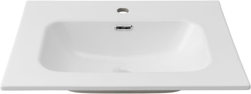 Раковина-столешница Aquanet Flat 00254363 полувстраиваемая цвет белый - фото 4