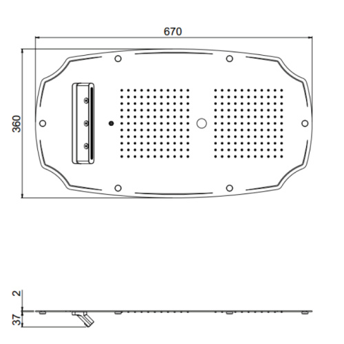 Верхний душ Carimali MyDream Colonial 23072XN/S-CRX хром - фото 2