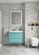 Тумба под раковину Art&Max PLATINO AM-Platino-580-2C-SO-MM 60х50 подвесная цвет зеленый