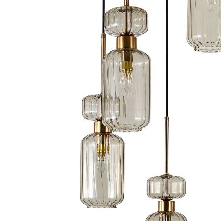 Люстра каскадная Escada Gloss (Глосс) 1141/5S Beige