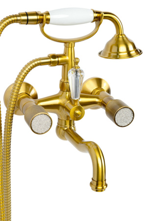 Смеситель Boheme Royal Cristal 313-Royal/CRST настенный бронза