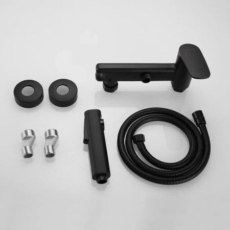 Гигиенический душ со смесителем Shevanik S8505H-1 черный