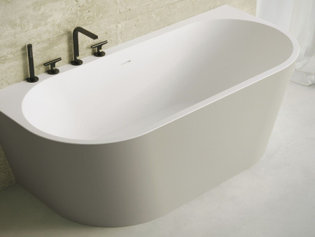 Ванна акриловая Zenon Maracaibo Wall 4000.000.000.000.42157 170х80 пристенная овальная