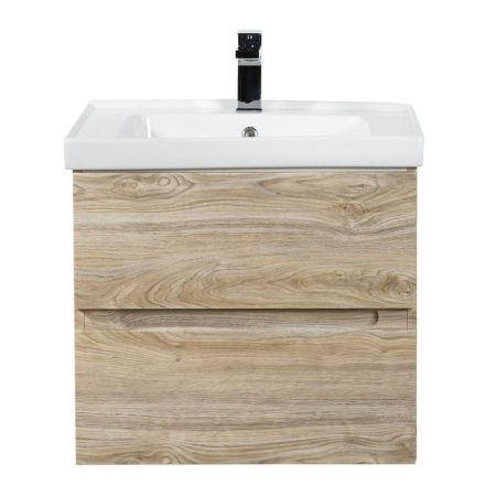 Тумба под раковину Art&Max TECHNO AM-Techno-600-2C-SO-LW823 60х50 подвесная цвет коричневый