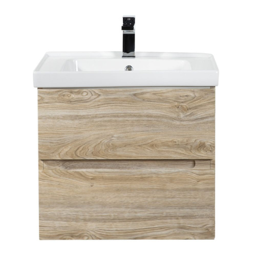 Тумба под раковину Art&Max TECHNO AM-Techno-600-2C-SO-LW823 57х46х50 подвесная цвет дуб мелфорд - фото 2