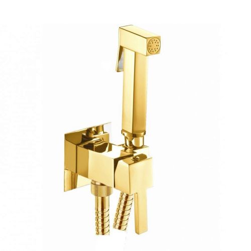 Гигиенический душ со смесителем Webert PE870303010 золото - фото 2