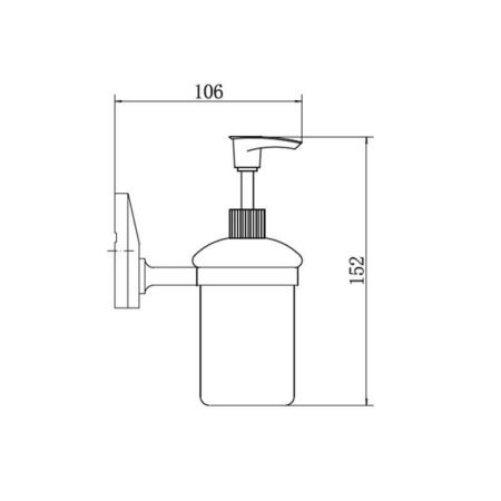Дозатор для жидкого мыла Fashun A1627