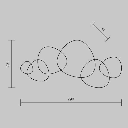 Бра Maytoni Jack-stone MOD314WL-L13N3K - фото 3