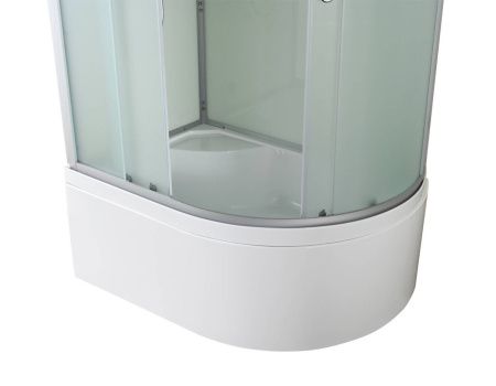 Душевая кабина AvaCan D D5012LN 120х80 асимметричная без крыши ориентация левая