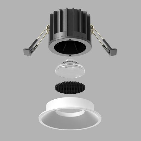Светильник встраиваемый Maytoni Technical Round DL058-12W2.7K-W