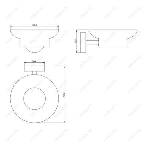 Стакан Melana 867010-1 - фото 2