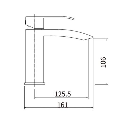 Смеситель Fashun A51118-8 на раковину белый - фото 3
