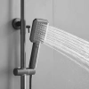 Душевая стойка Shevanik S8836H настенная цвет черный