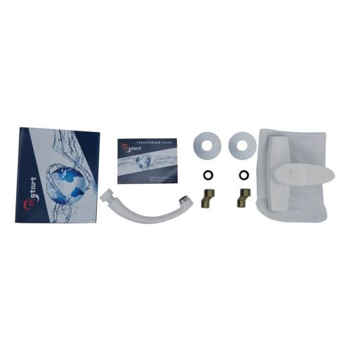 Смеситель для кухни Plstart PL4607-8 настенный белый - фото 4