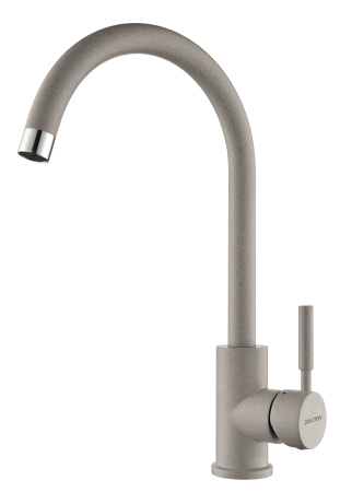 Смеситель для кухни Paulmark HOLSTEIN Ho212063-GR на раковину серый без термостата