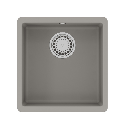 Кухонная мойка LeMark Sinara 400-u 9910063 40х42 цвет серый поверхность матовая