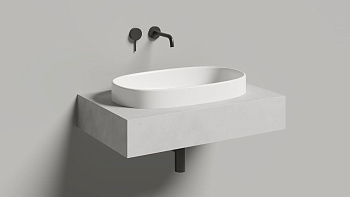 Раковина из искусственного камня Salini GRECA 1803201MF 65х39 полувстраиваемая цвет мультиколор Раковина из искусственного камня Salini GRECA 1803201MF 65х39 полувстраиваемая цвет мультиколор