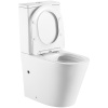 Унитаз-компакт напольный с бачком Тритон Corso Щ0000057974 белый с сиденьем микролифт безободковый каскадный смыв