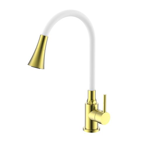 Смеситель для кухни Splenka S201 S201.4308.03 на мойку золото - фото 2