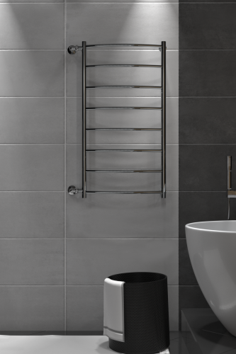 Полотенцесушитель Indigo Arc LASW110-60-б/п-100 68х110 водяной хром - фото 4