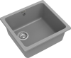 Кухонная мойка Rivelato BERKANA BK-45 grigio metallizzato 50х45 цвет серый