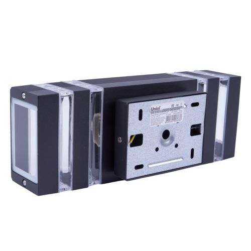 Уличный настенный светильник Uniel UUL-A01S UUL-S18A 2x60W/E27 IP65 BLACK - фото 3