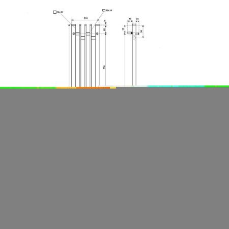 Полотенцесушитель электрический Point Фрея PN20732GB 20х120 серый