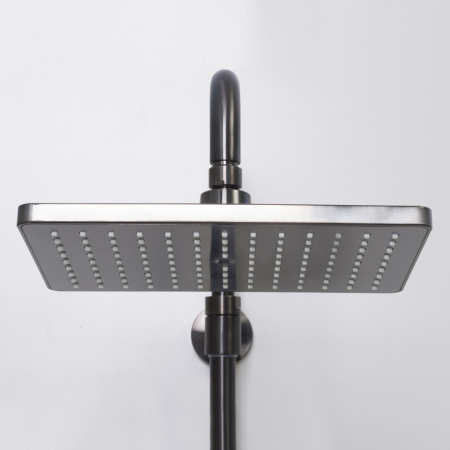 Душевая стойка WasserKRAFT Wiese A18401 настенная цвет оружейная сталь