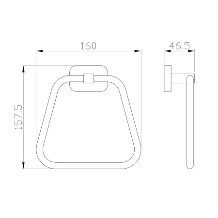 Полотенцедержатель (кольцо) Wonzon & Woghand Graffity WW-9313