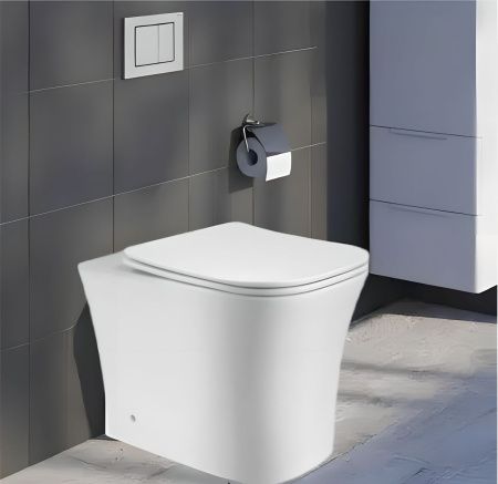 Унитаз приставной Cerutti SPA CT8906 белый с сиденьем микролифт безободковый каскадный смыв