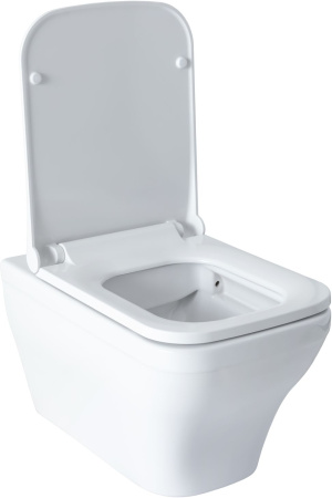 Чаша унитаза подвесная Allen Brau Infinity 4.21011.20 цвет белый без сиденья безободковая каскадный смыв